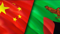 zambia china flags ssss