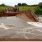 bridge washed away