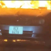 car fire